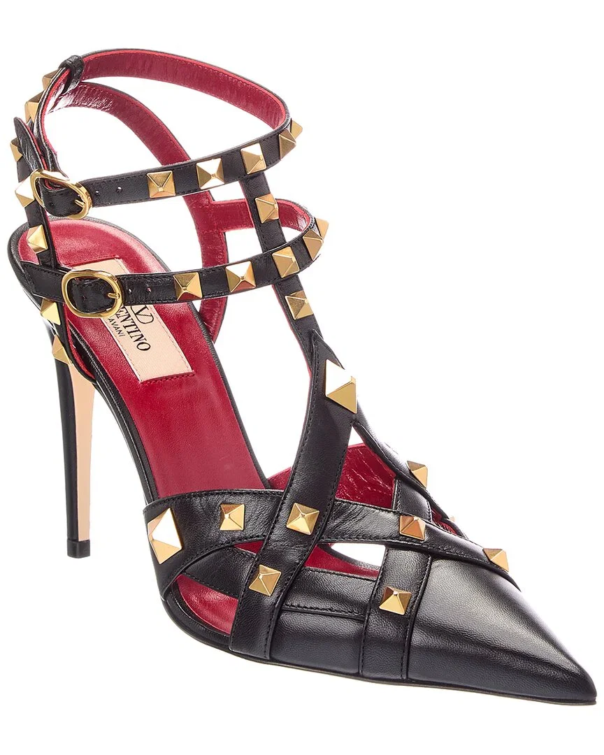 Image of Valentino Rockstud Caged 100 Pump