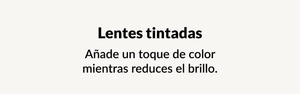 Cristales tintados