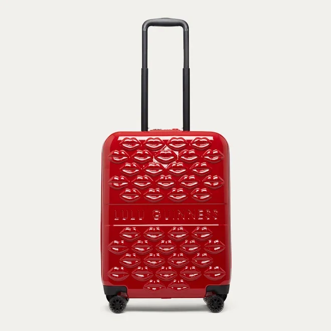 LULU RED LIPS CABIN SPINNER CASE