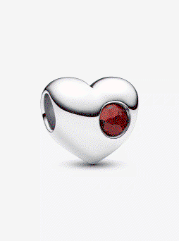 Triple Stone Heart Collier Necklace