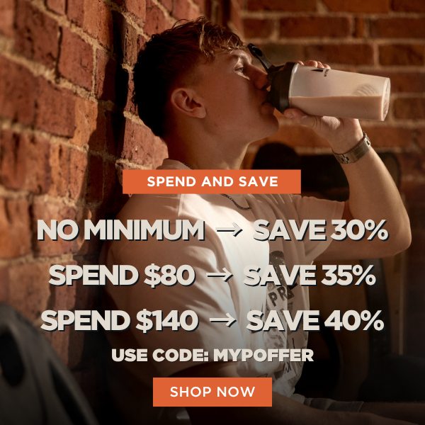 40% off everything plus free shipping
