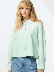 product12women0oxford0boxy0cropped0shirt