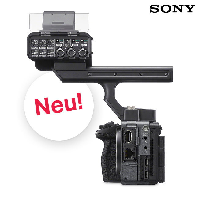 Sony FX5 und XLR-Handgriff
