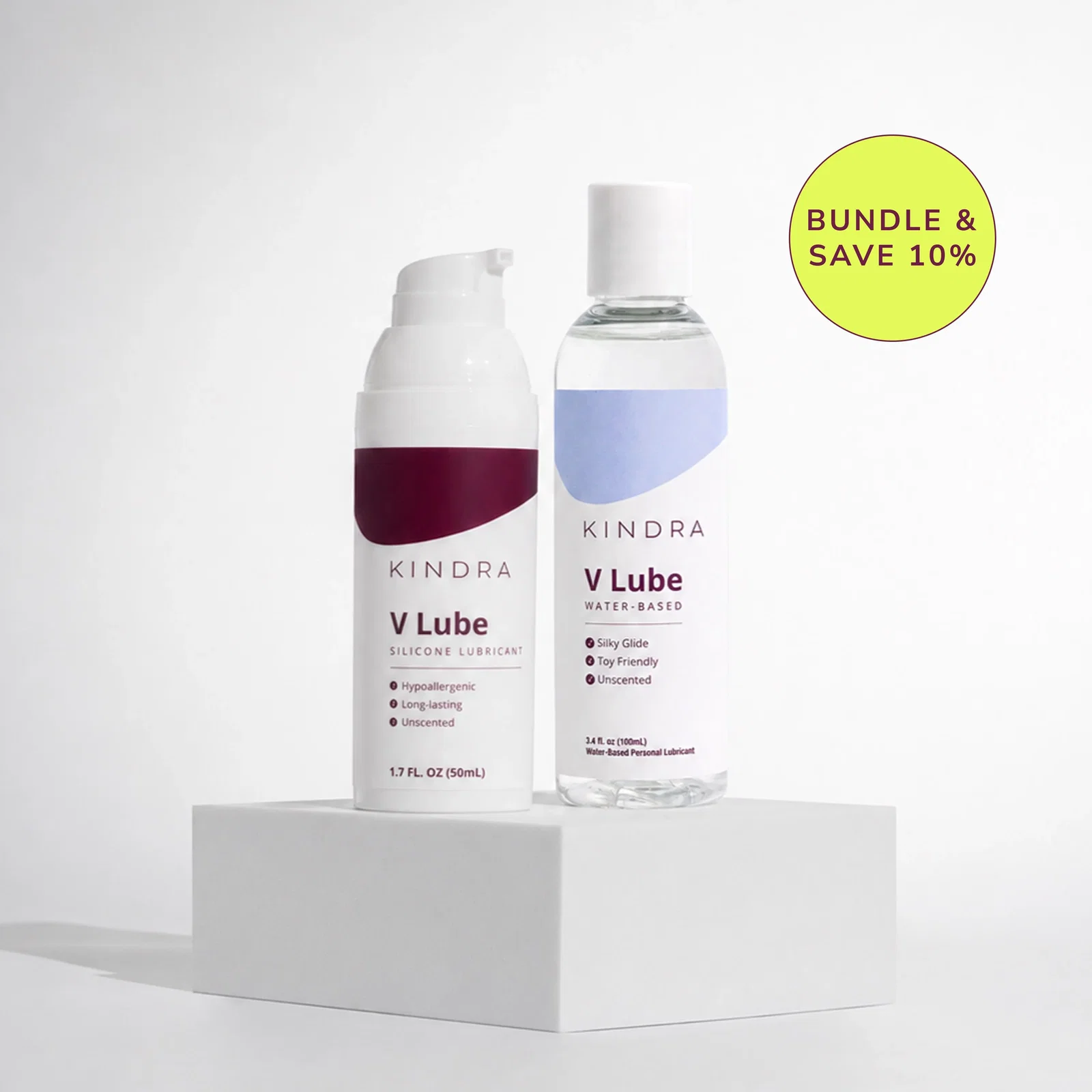 Water-Based and Silicone V Lube