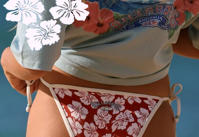 Paradise Call Tie Side Hike Bikini Bottom
