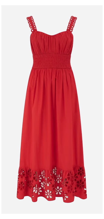 Moira Dress In Scarlett