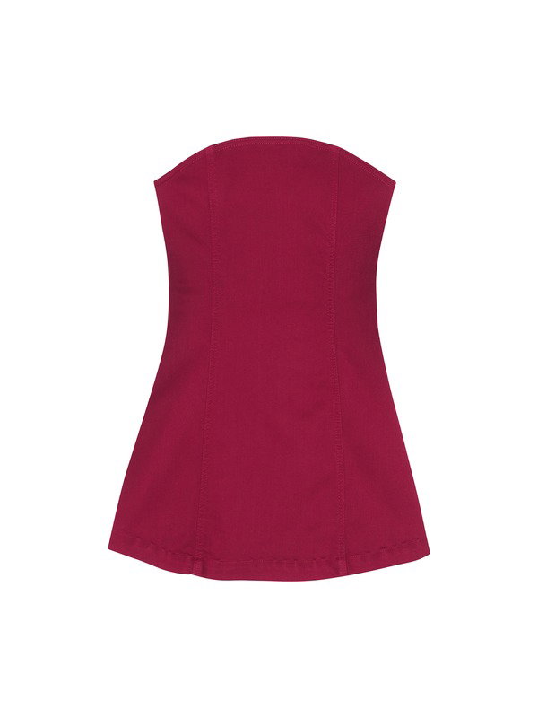 Betty Strapless Dress — Rouge