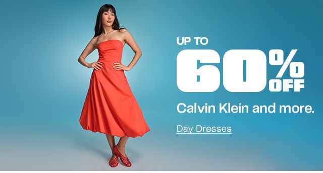 Up to 60% Off Calvin Klein and more. Day Dresses