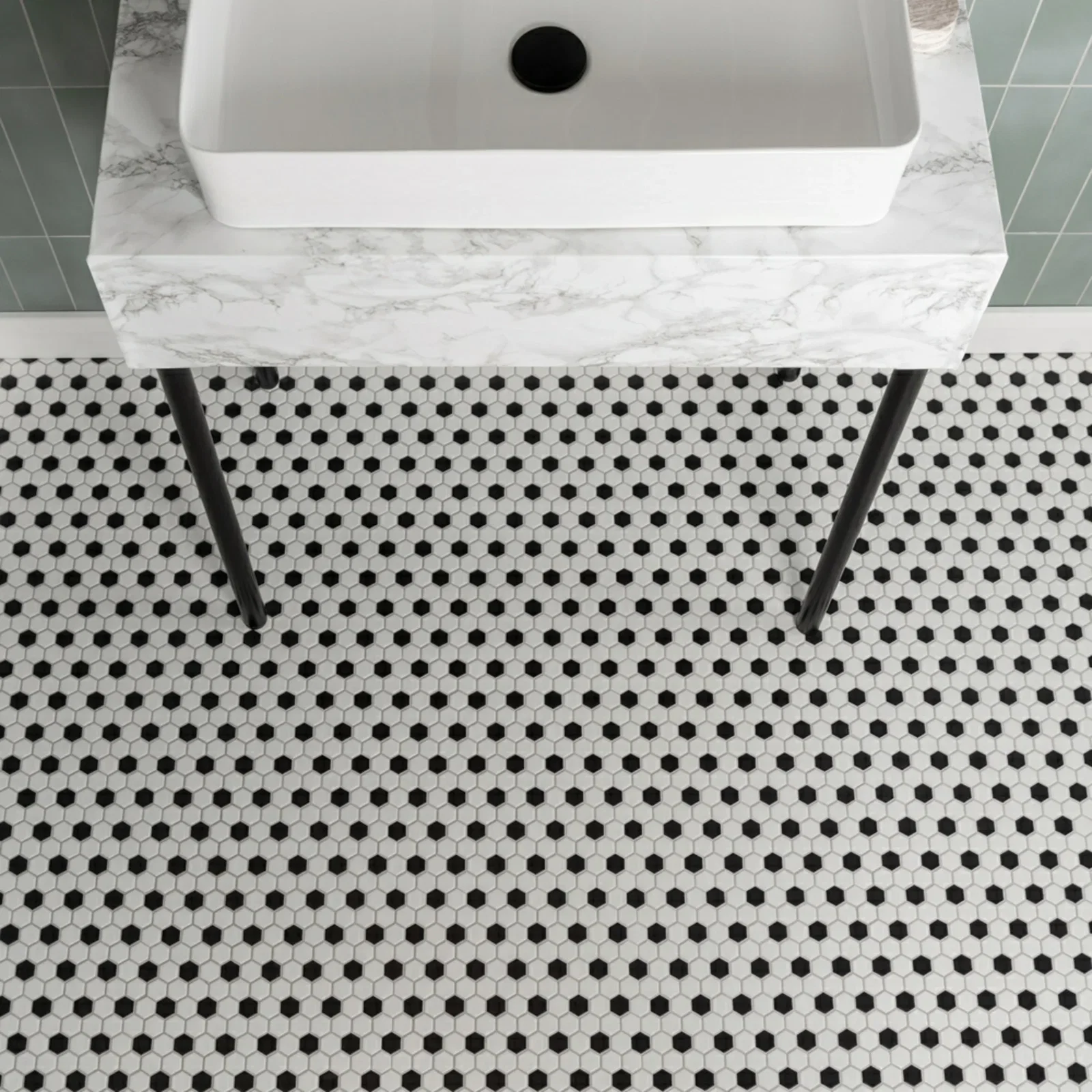 Image of Pixel Hexagon Mosaics