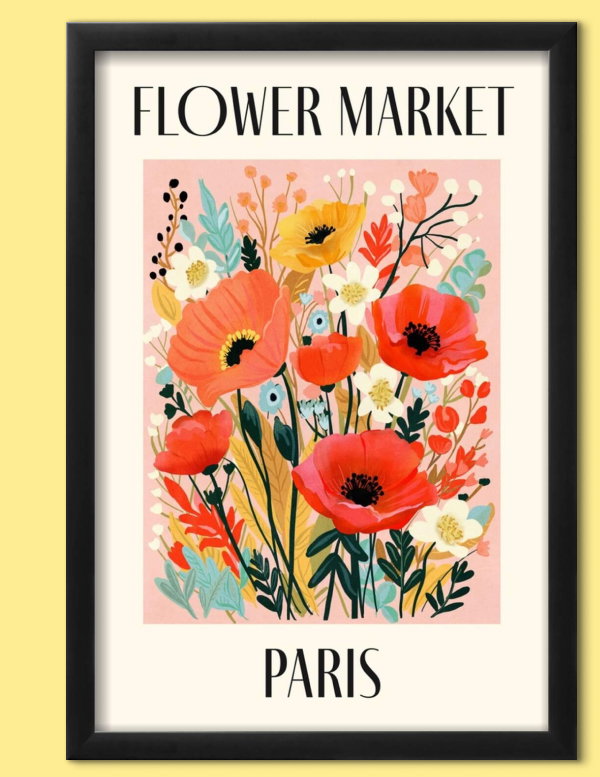 Flower Market Paris France