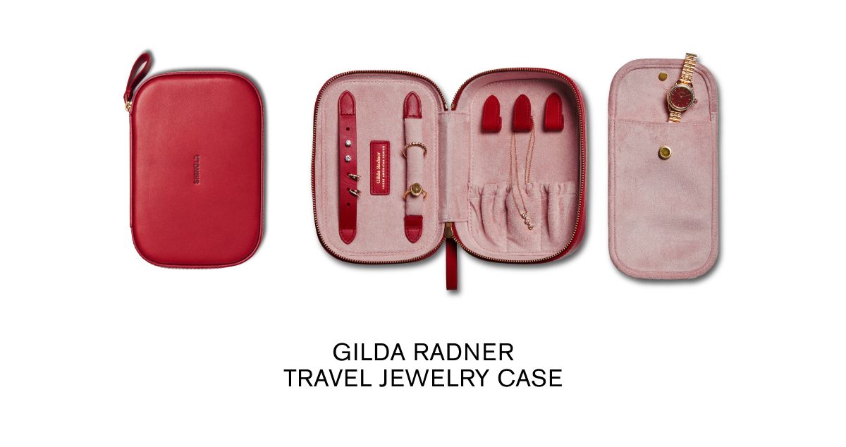 GILDA RADNER TRAVEL JEWELRY CASE