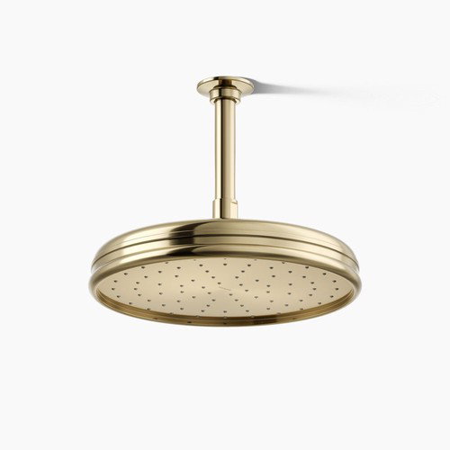 Traditional 10" single-function rainhead, 2.5 gpm