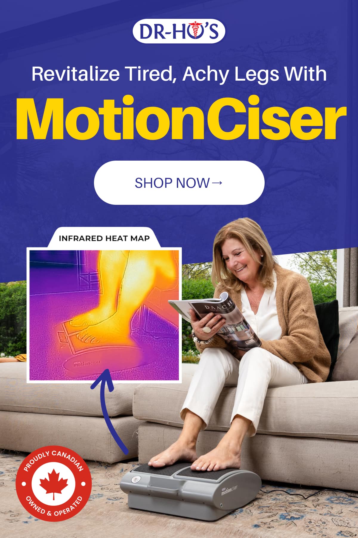 Revitalize Tired, Achy Legs With MotionCiser