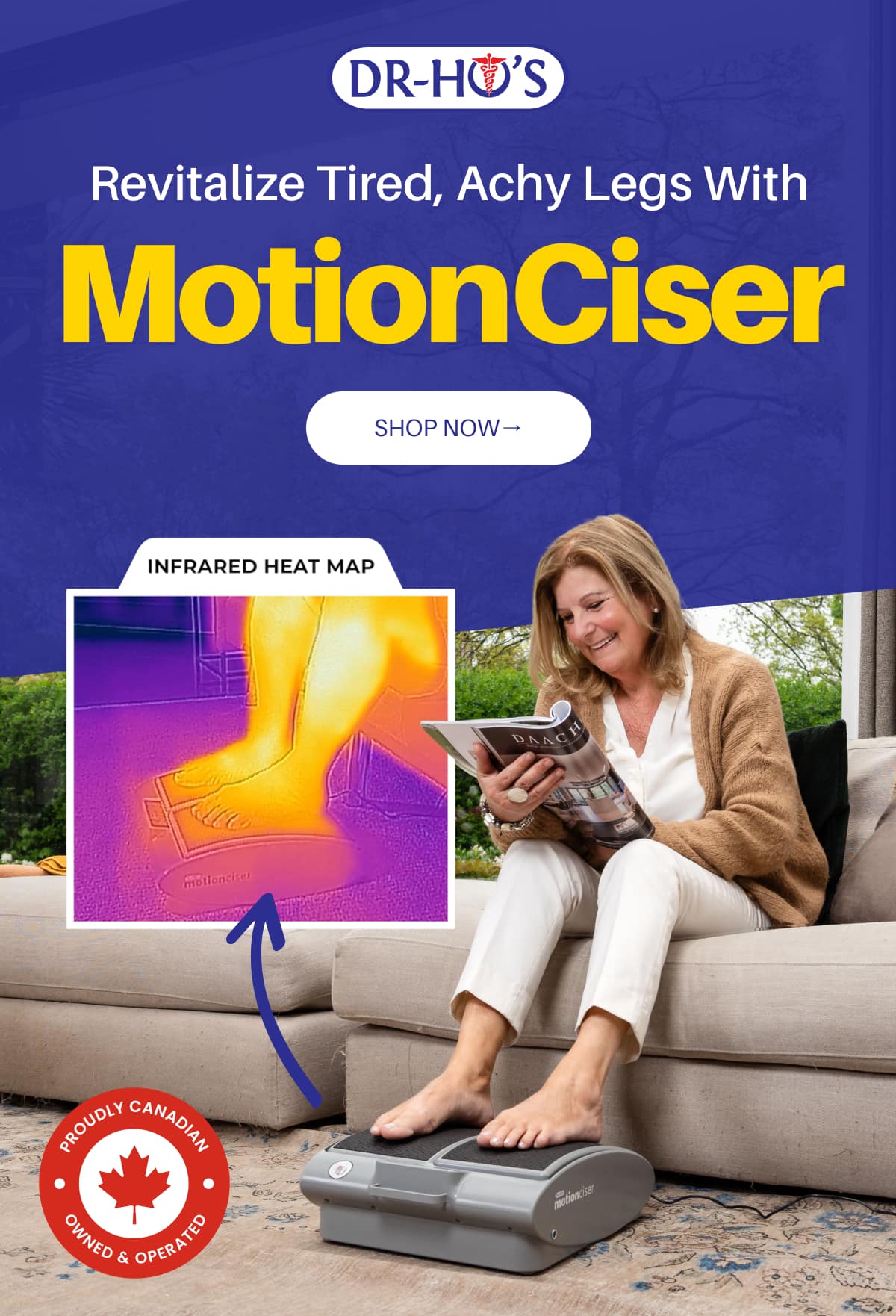 Revitalize Tired, Achy Legs With MotionCiser