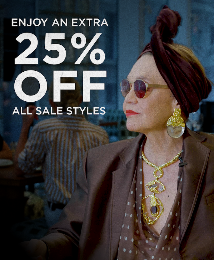 Extra 25% OFF Sale Styles