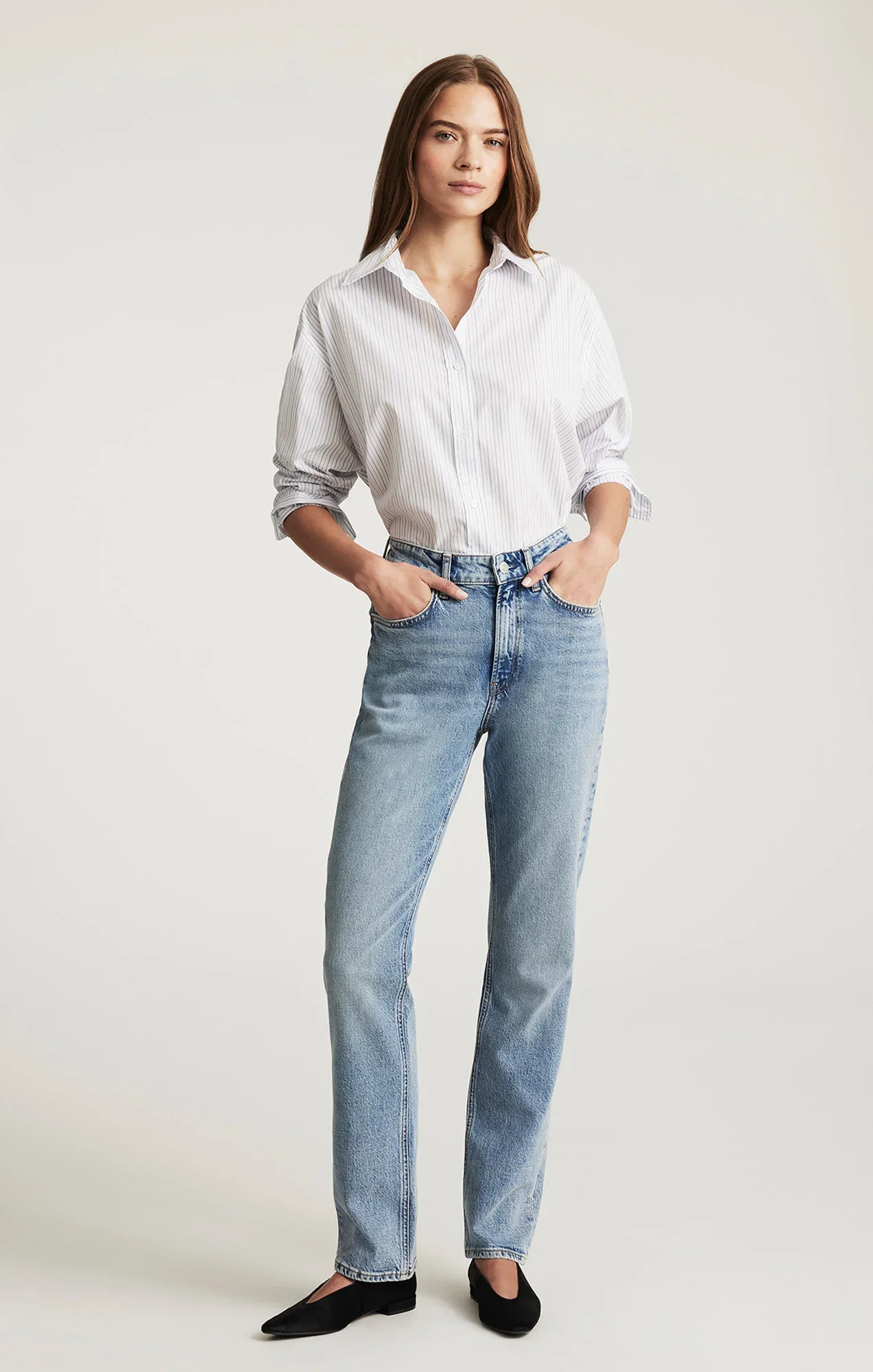 Image of NEW YORK STRAIGHT LEG IN DARK VINTAGE CLASSIC BLUE