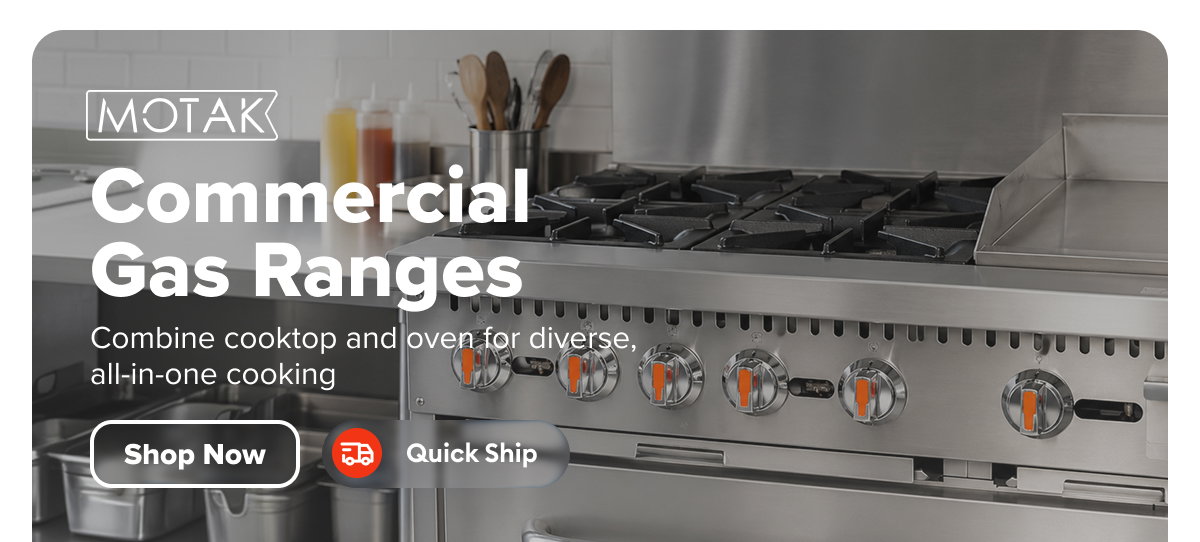 MoTak Commercial Gas Ranges