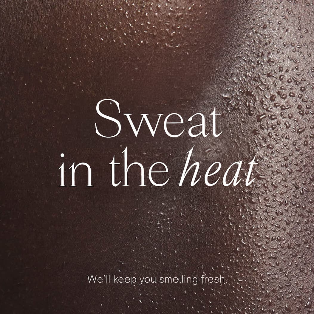 sweat in the heat