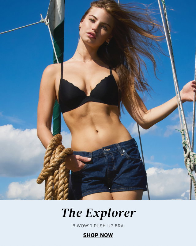 b wow'd push up bra