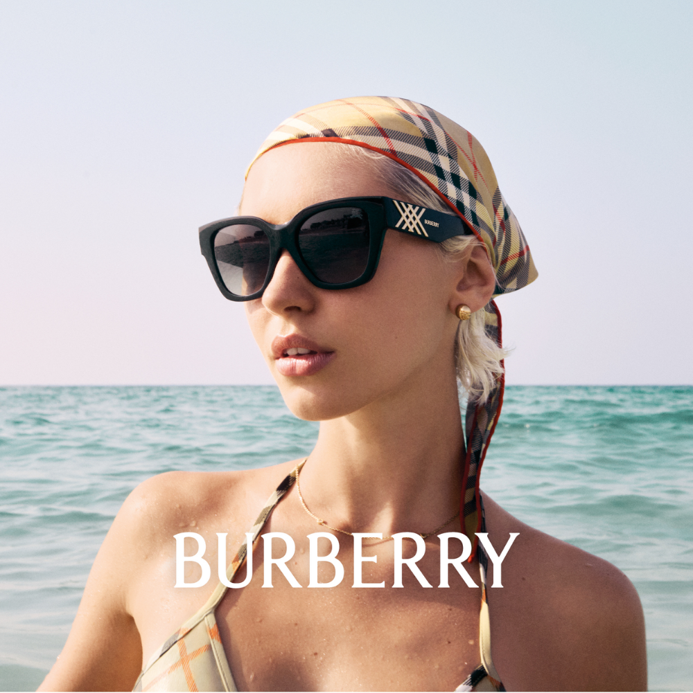 model wearing burberry