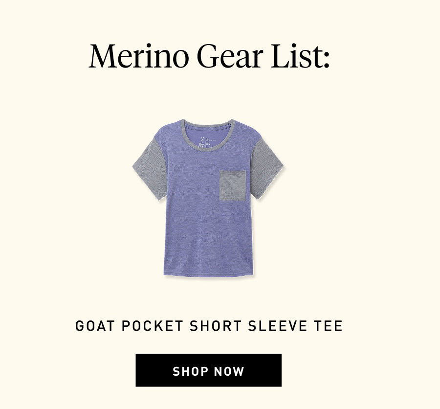 Goat Pocket Short Sleeve Tee