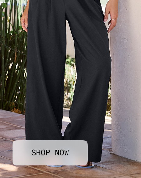 Elasticated Wide Leg Pant 31"