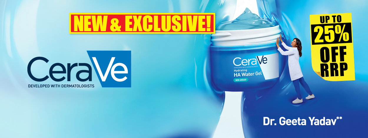 Up to 25% off RRP on CeraVe selected range