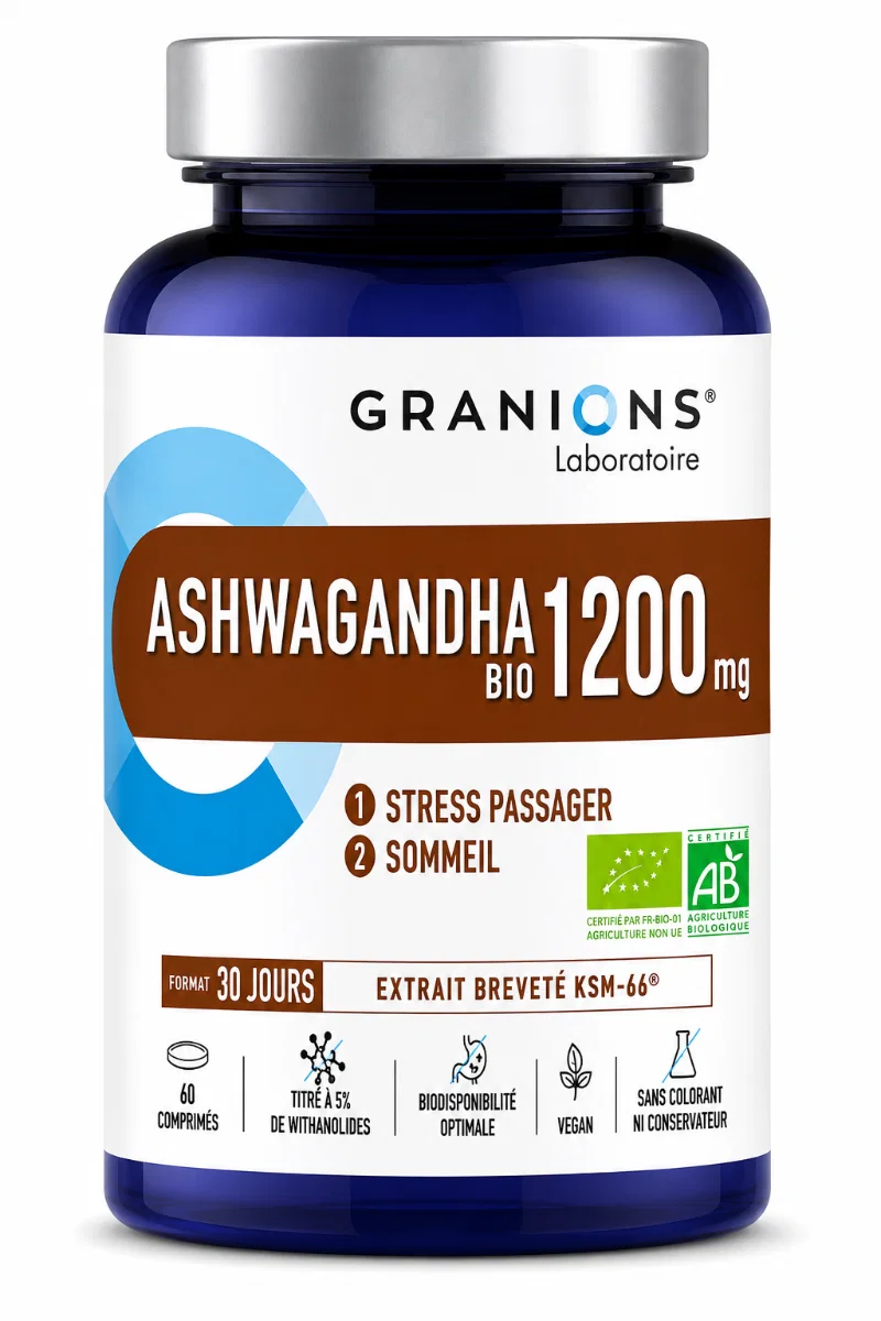Image of Ashwagandha Bio 1200 mg - 60 comprimés