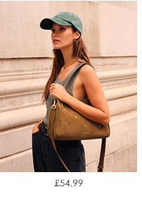 Alize Suedette Shoulder Bag in Caramel