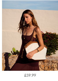  Florence Canvas Tote Bag in Cognac