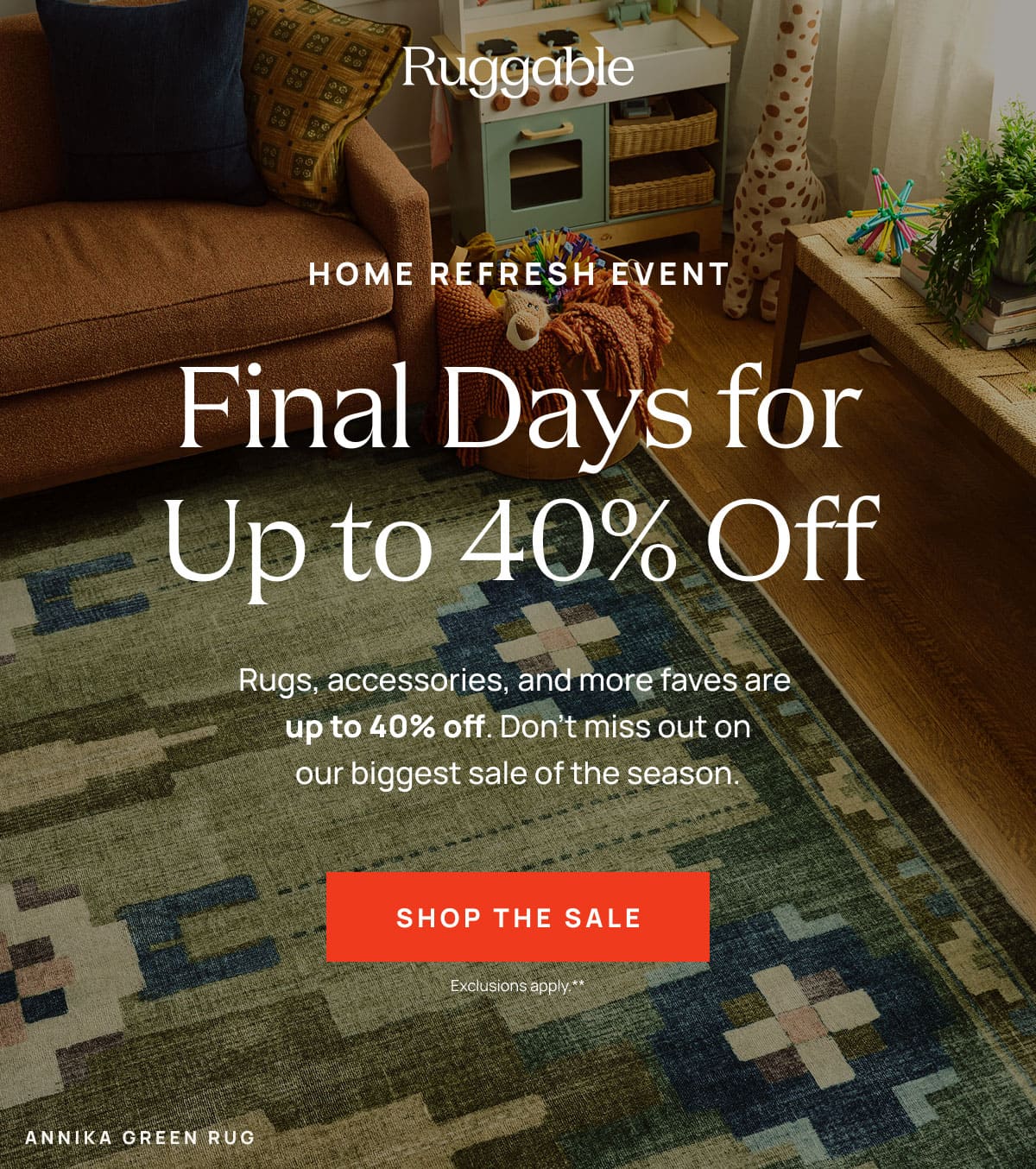 Final Days for Up to 40% Off | Shop The Sale 