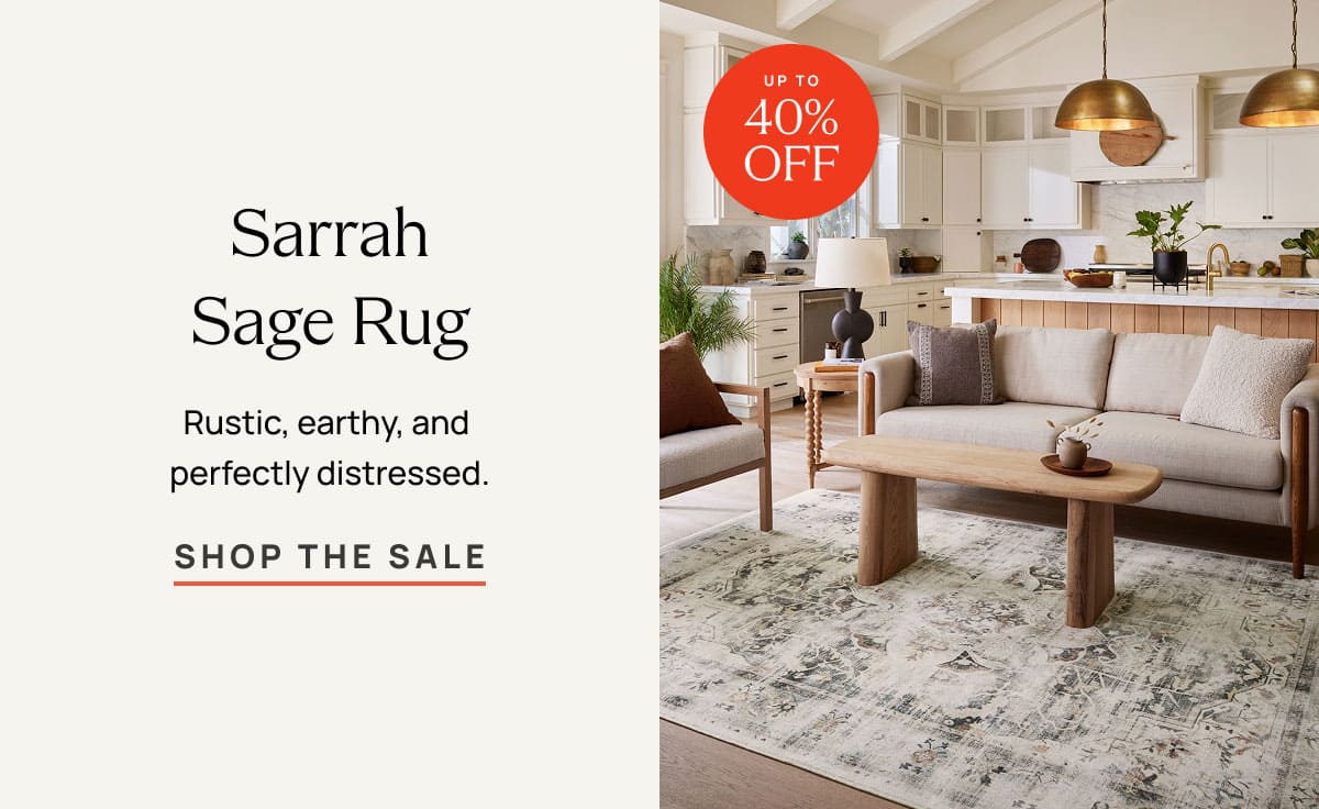 Sarrah Sage Rug | Shop The Sale 