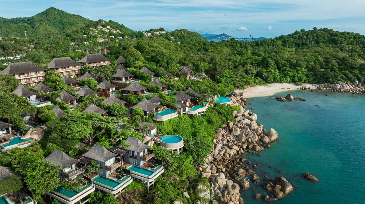 Koh Samui Ultimate Cliffside Luxury with Massages, Daily Breakfast, Lunch or Dinner & Nightly Drinks