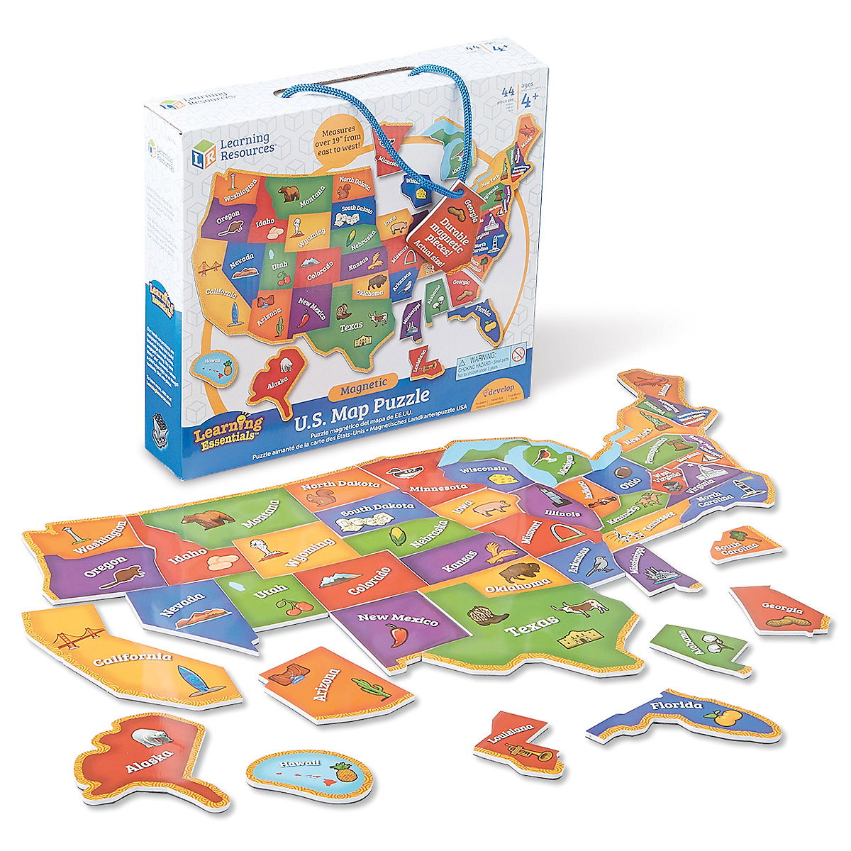 Image of USA Magnetic Map Puzzle