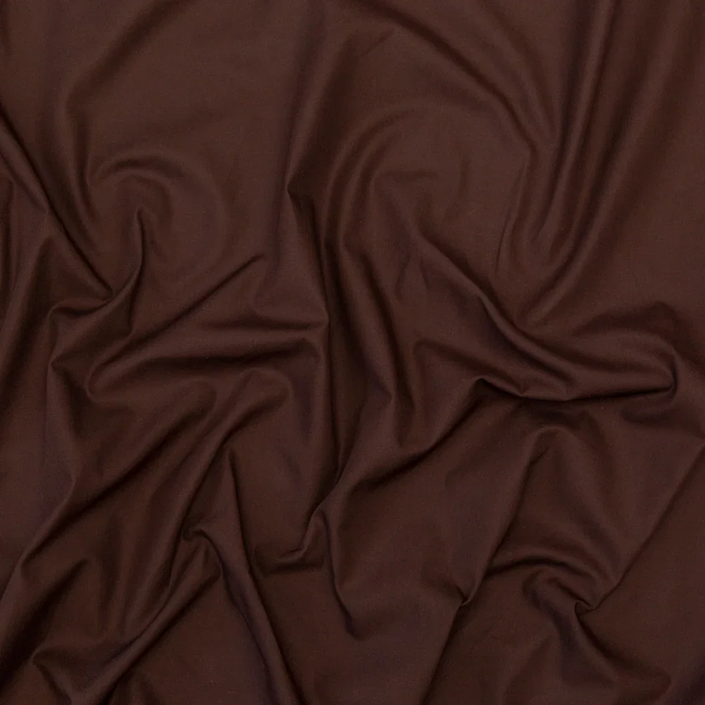 Image of Chocolate Brown Cotton Twill