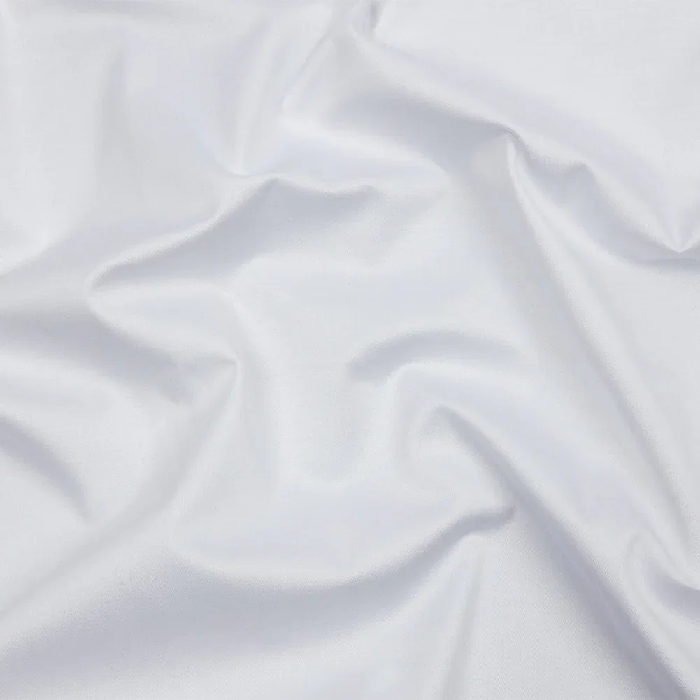 Image of Stretch Cotton Sateen - White - Mood Exclusive Carlos Collection