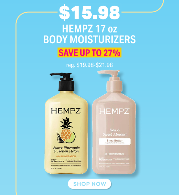 SHOP $15.98 LOTIONS