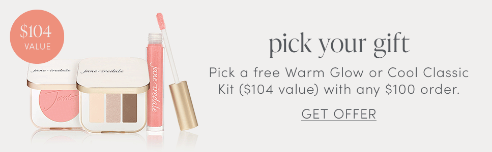 pick a free 3-piece kit with $100+ order
