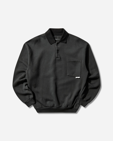 Men's 30001 Replicated Polo Sweatshirt Phantom Black