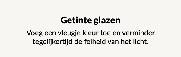 Getinte glazen