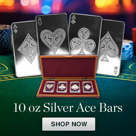 10 oz Silver Ace Bars