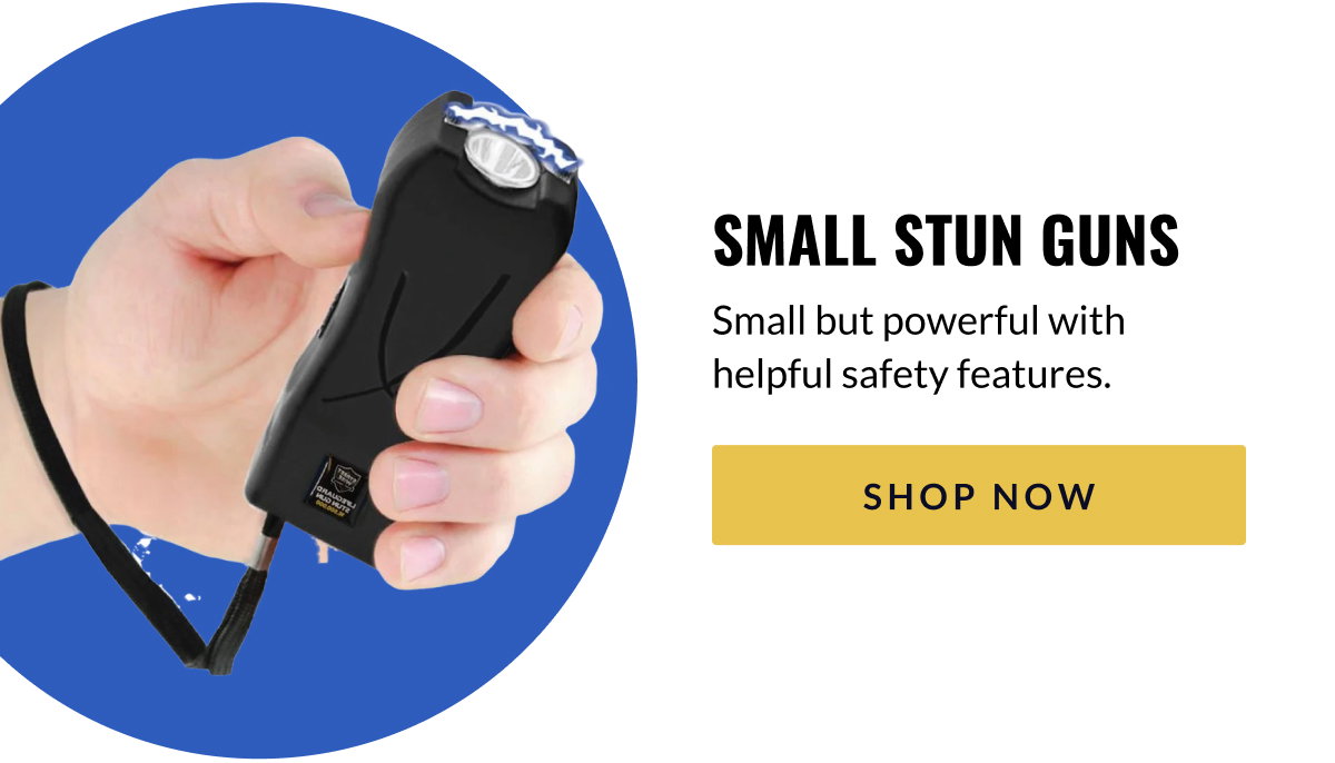 Small Stun Guns // Small but powerful with helpful safety features. [SHOP NOW]