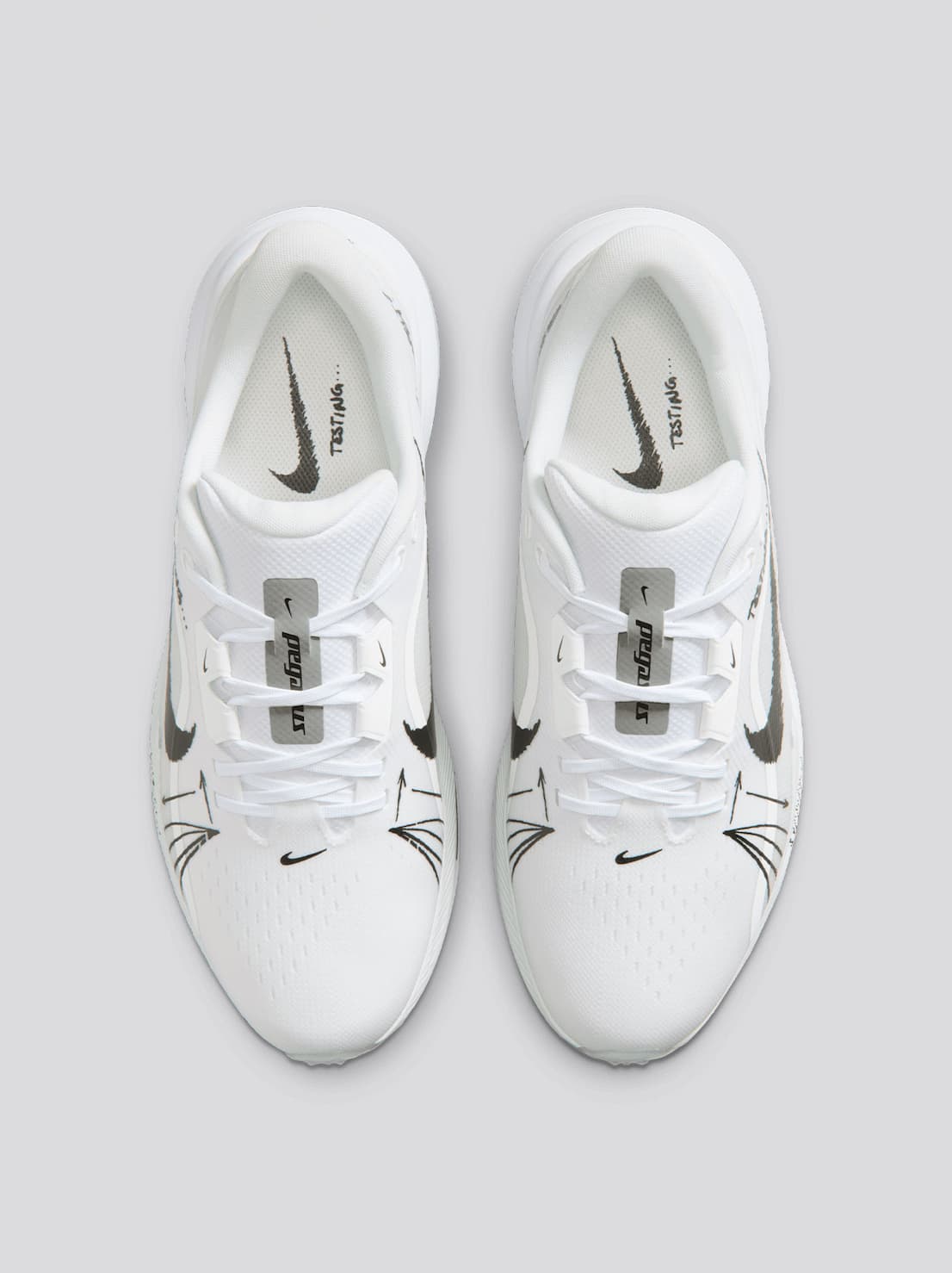 NIKE  Pegasus 1 Spiked Blueprint Spiked Golf Shoes White