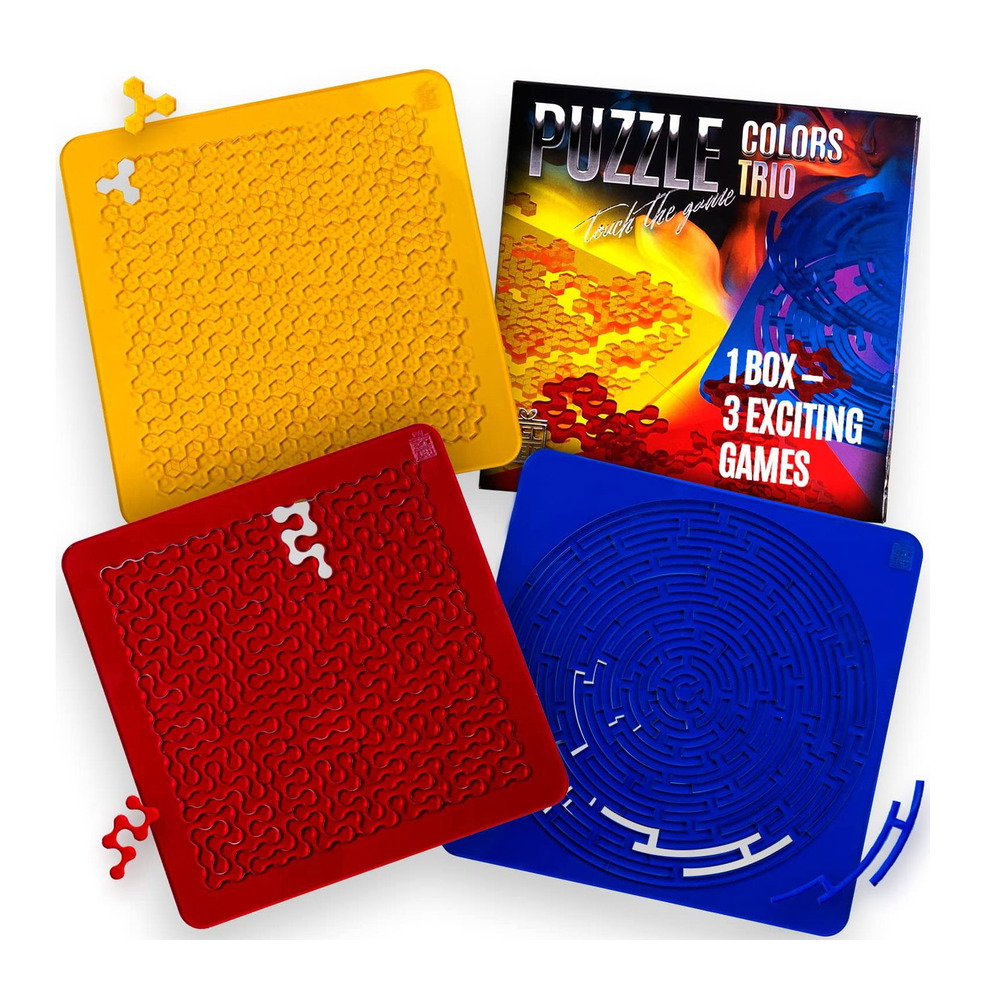 Image of Plexiglass Colours Puzzle Trio