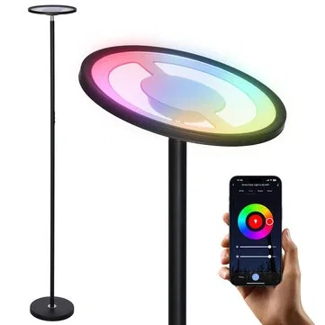 [EU Direct] BlitzWill® BWL-FL4 25W Smart RGB Floor Lamp With Up & Down Ambient Light 2000LM 16M Colors Stepless Dimming APP & Voice Control