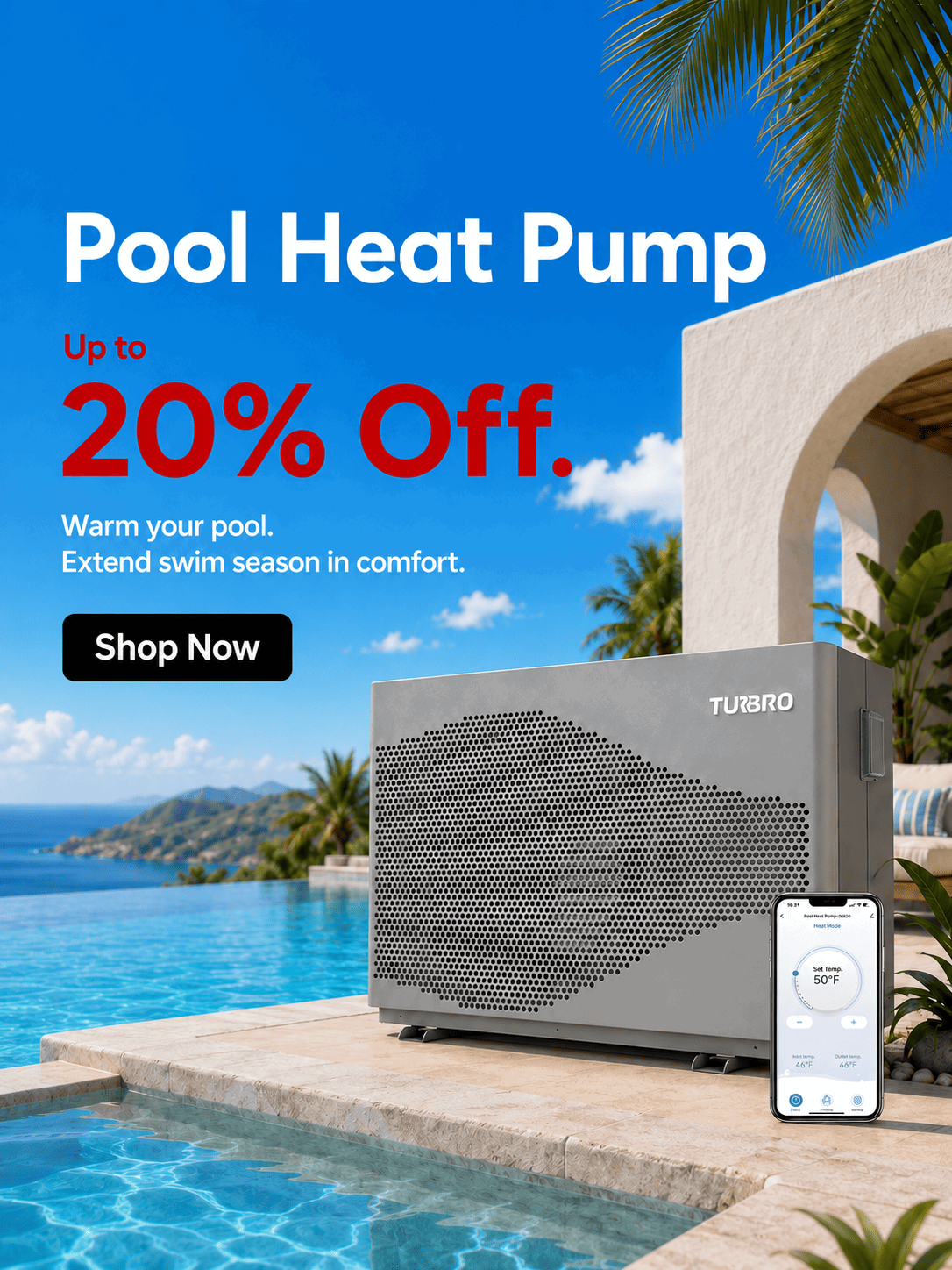 Pool Heat Pump: Up to 20% Off. Shop Now>>