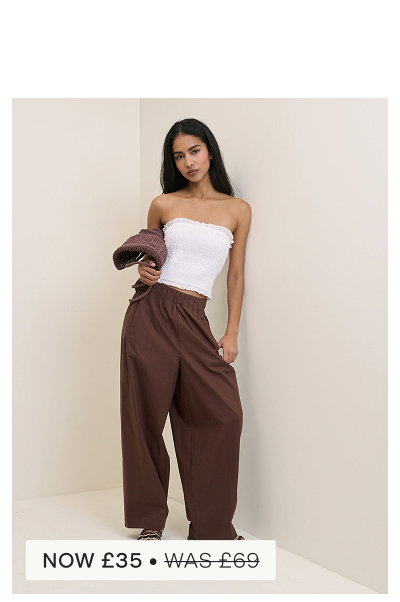 Brown Roy Balloon Trousers