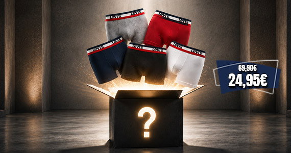 PACK SURPRISE DE 5 BOXERS