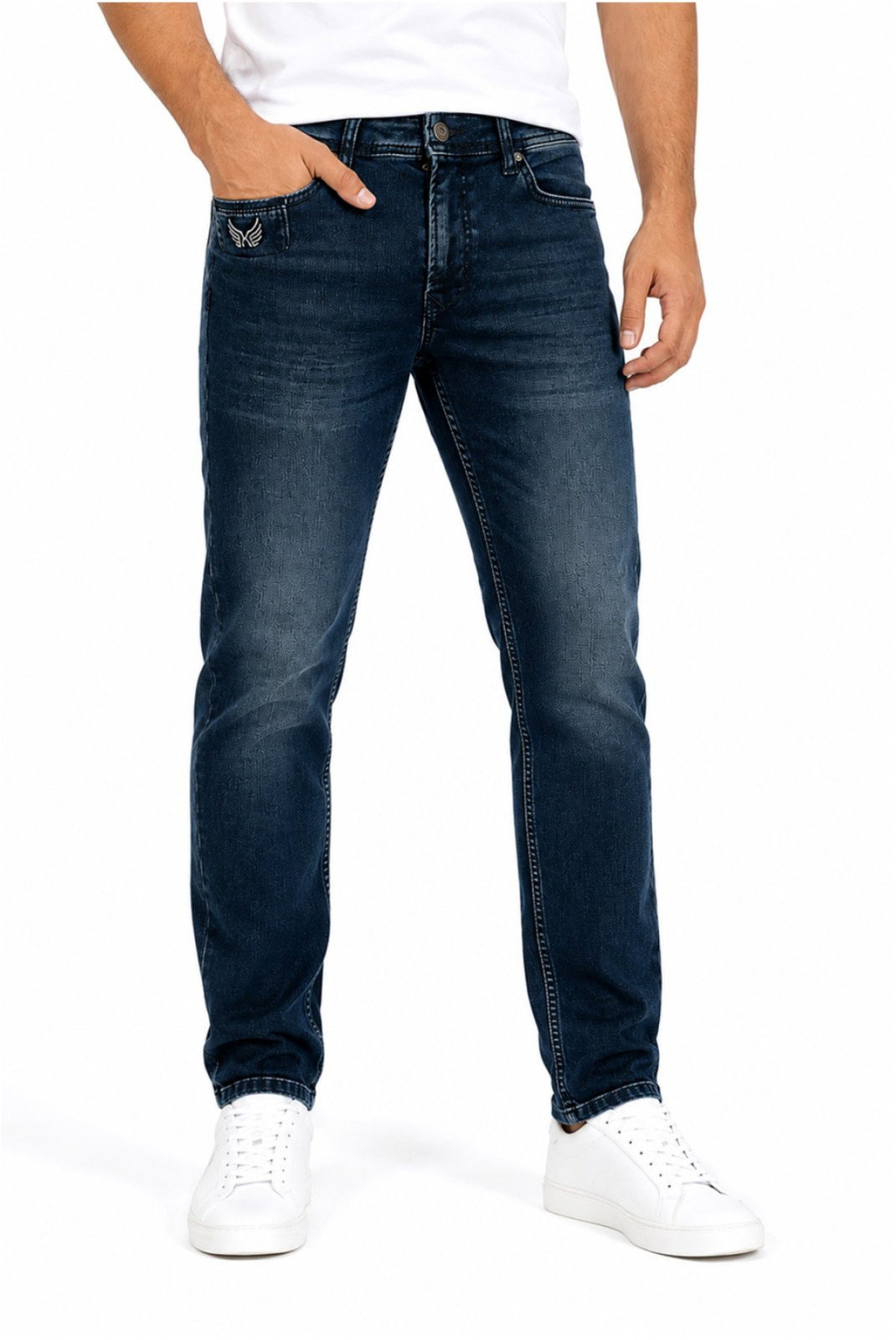 Jean coton stretch ajusté Kaporal (Taille : XL)