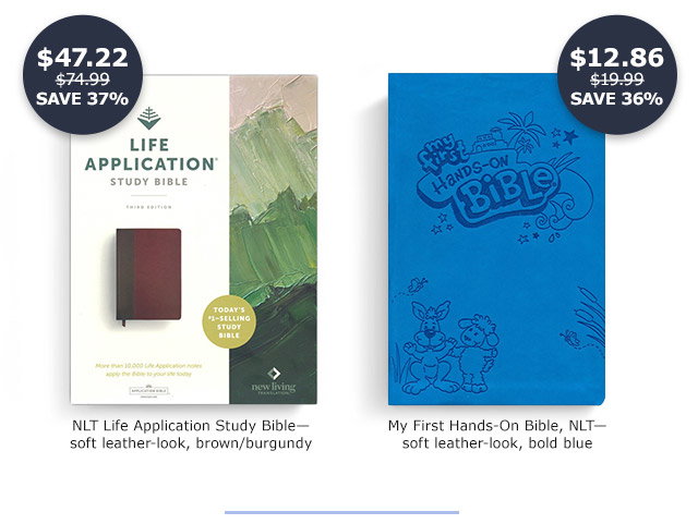 NLT Life Application Study Bible | My First Hands-On Bible, NLT 